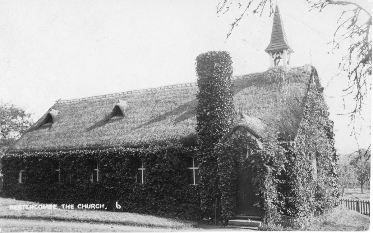 Fig. 2 Church of St. Mary's Church Hestercombe c.1908 - Hestercombe Archives