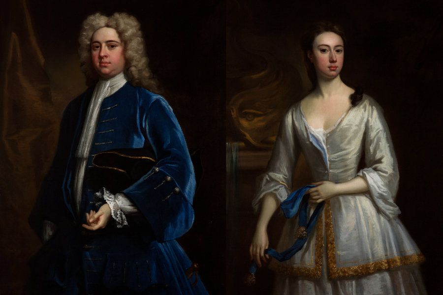 John Bampfylde (1691-1758) and Margaret Warre Bampfylde (1694-1758)